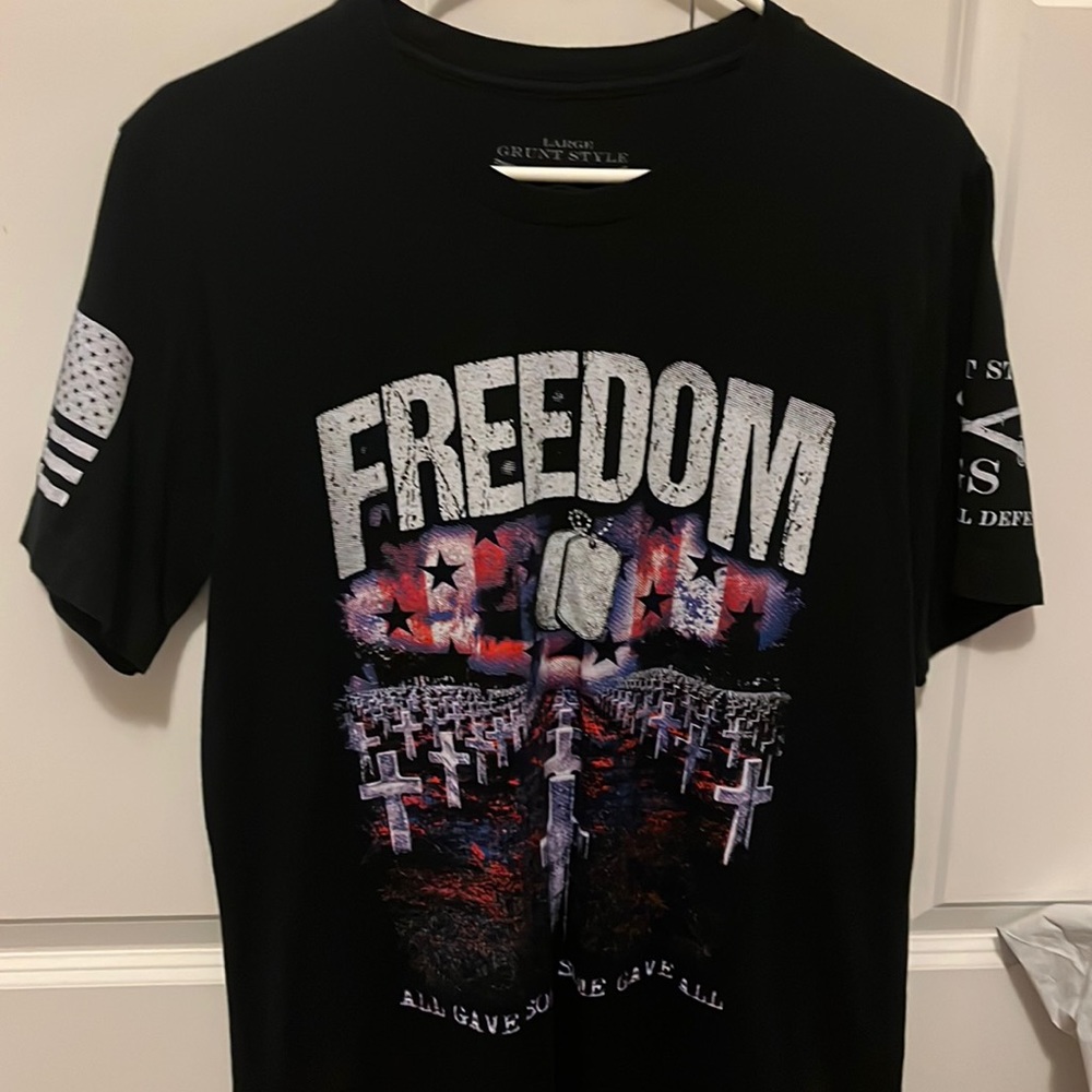 Mens Black Grunt Style T-Shirt